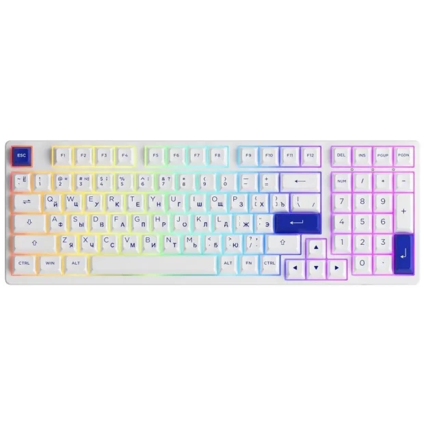 Клавиатура Akko 3098N Blue & White (TTC Honey)